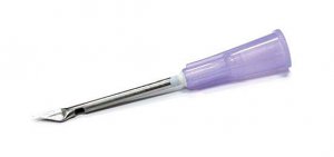 Subcision using nokor 18G needle